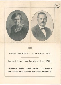 An image of NRO, HEN 43/104, 561X3 Election address of Dorothy Jewson and W.R. Smith, October 1924